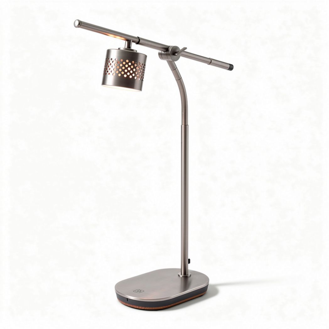 Lampada da tavolo in metallo per ufficio – 30 x 15 x 50 cm
